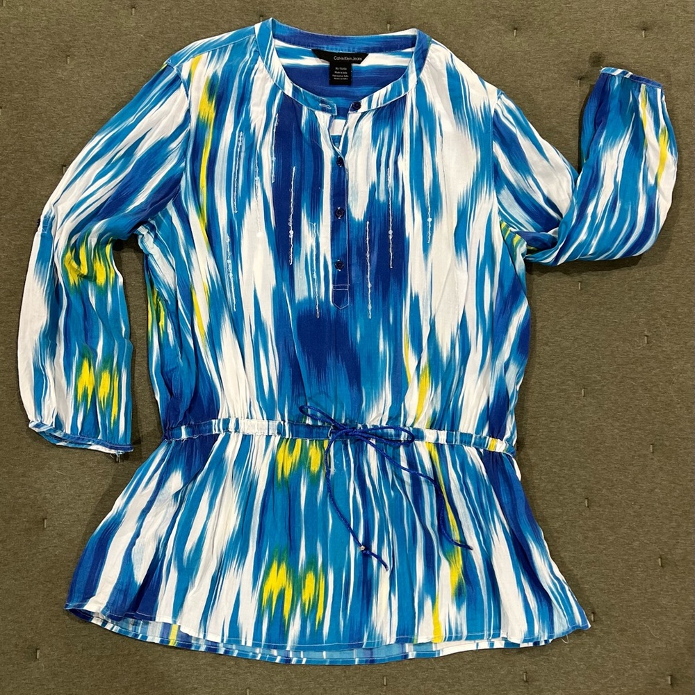 Calvin Klein XL Blouse with Sequin Detail